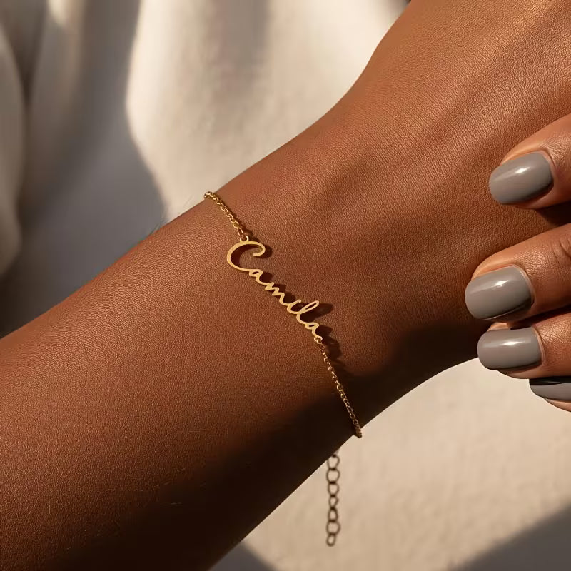 Custom Name Bracelet Personalized Waterproof