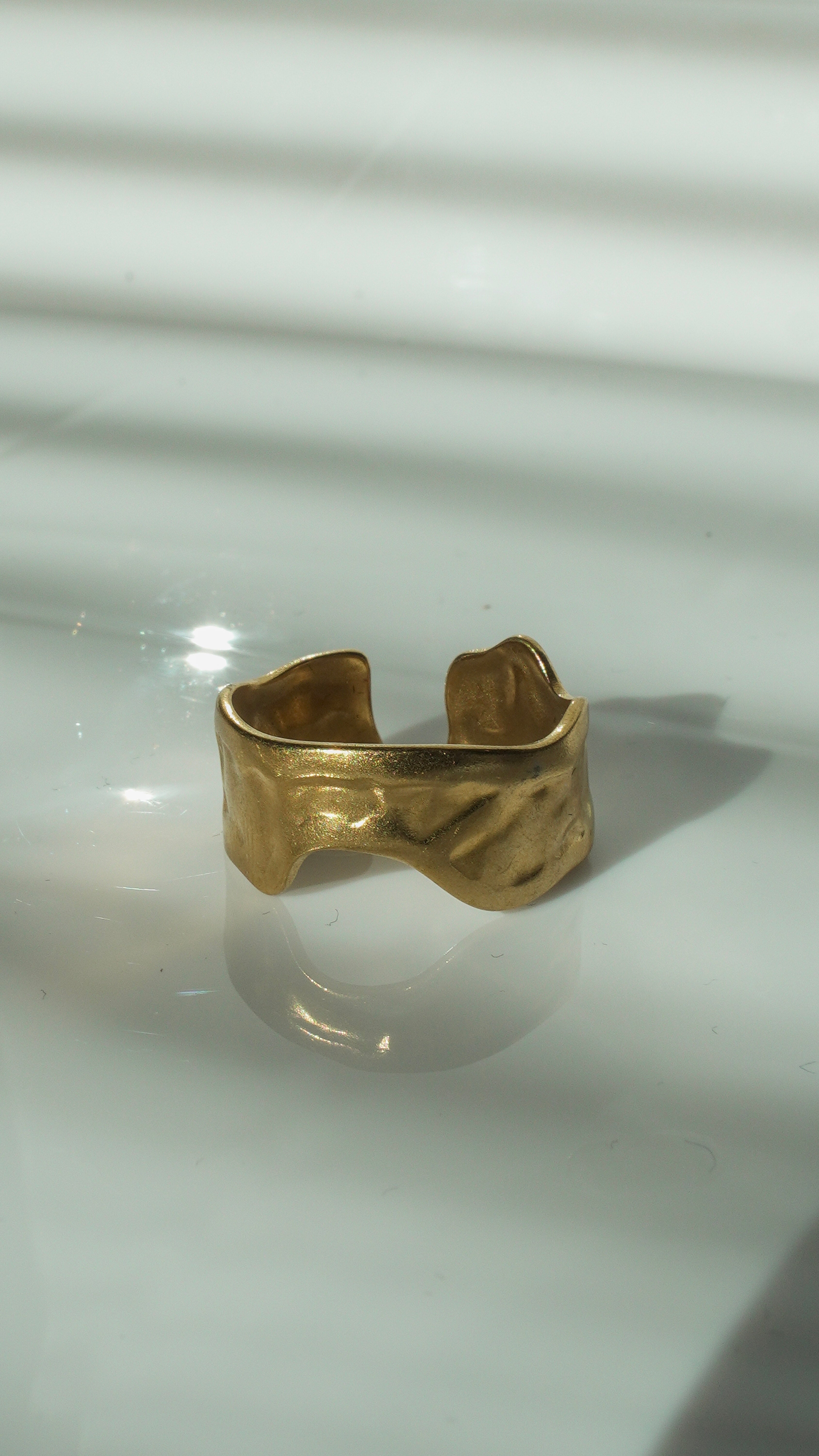 Gold Wave Ring