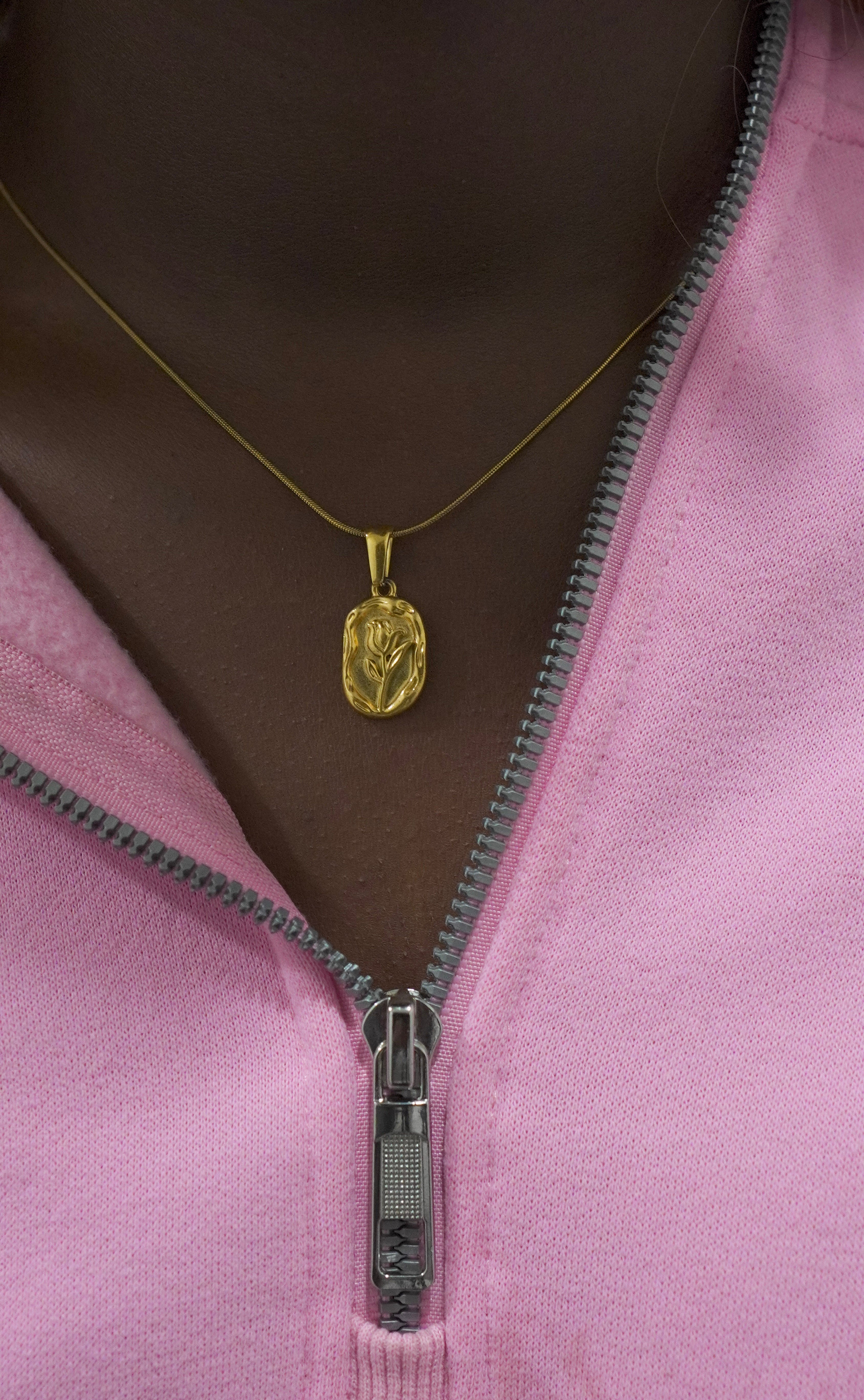 Rose Emblem Necklace