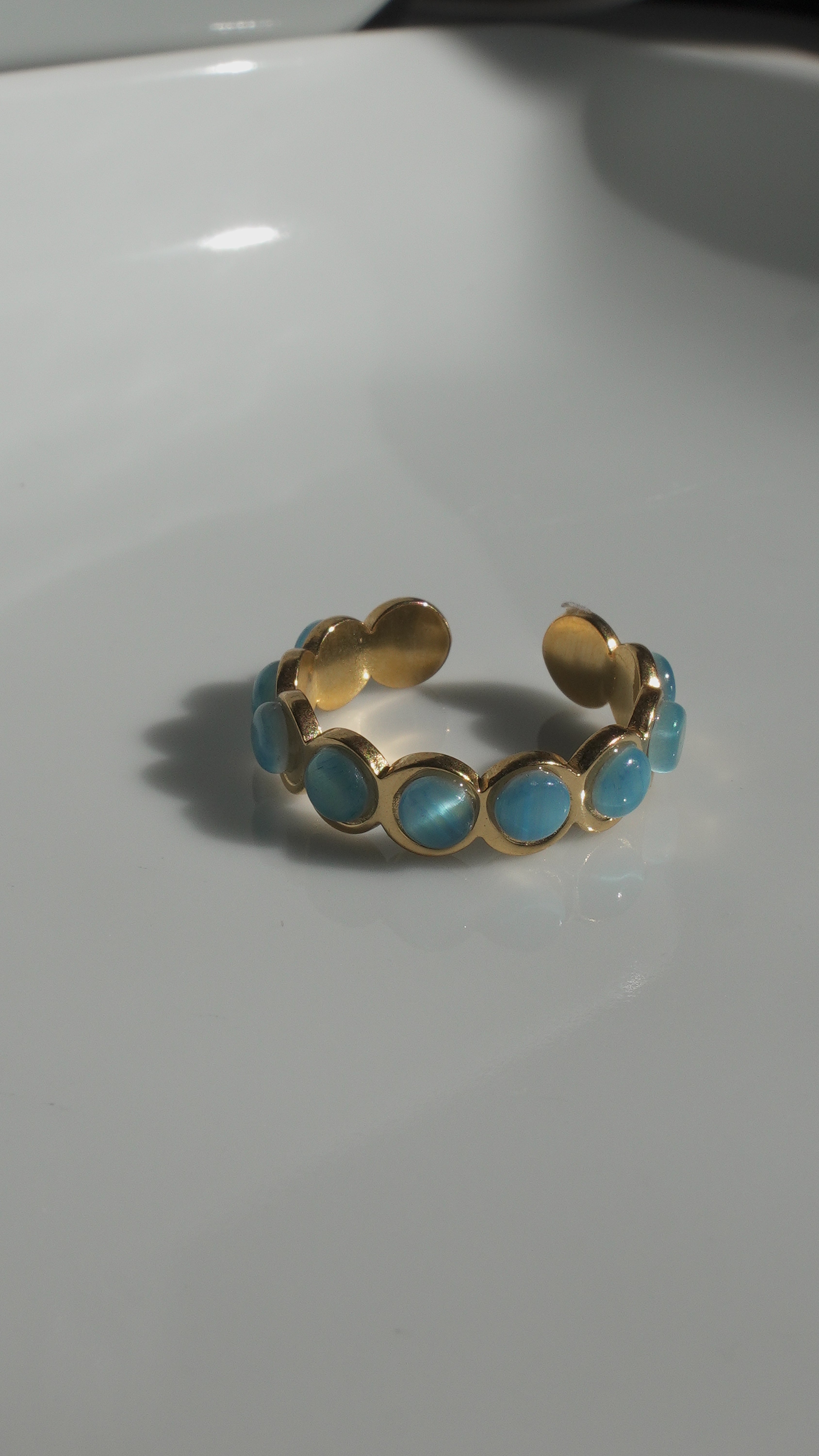 Blue Mirage Ring