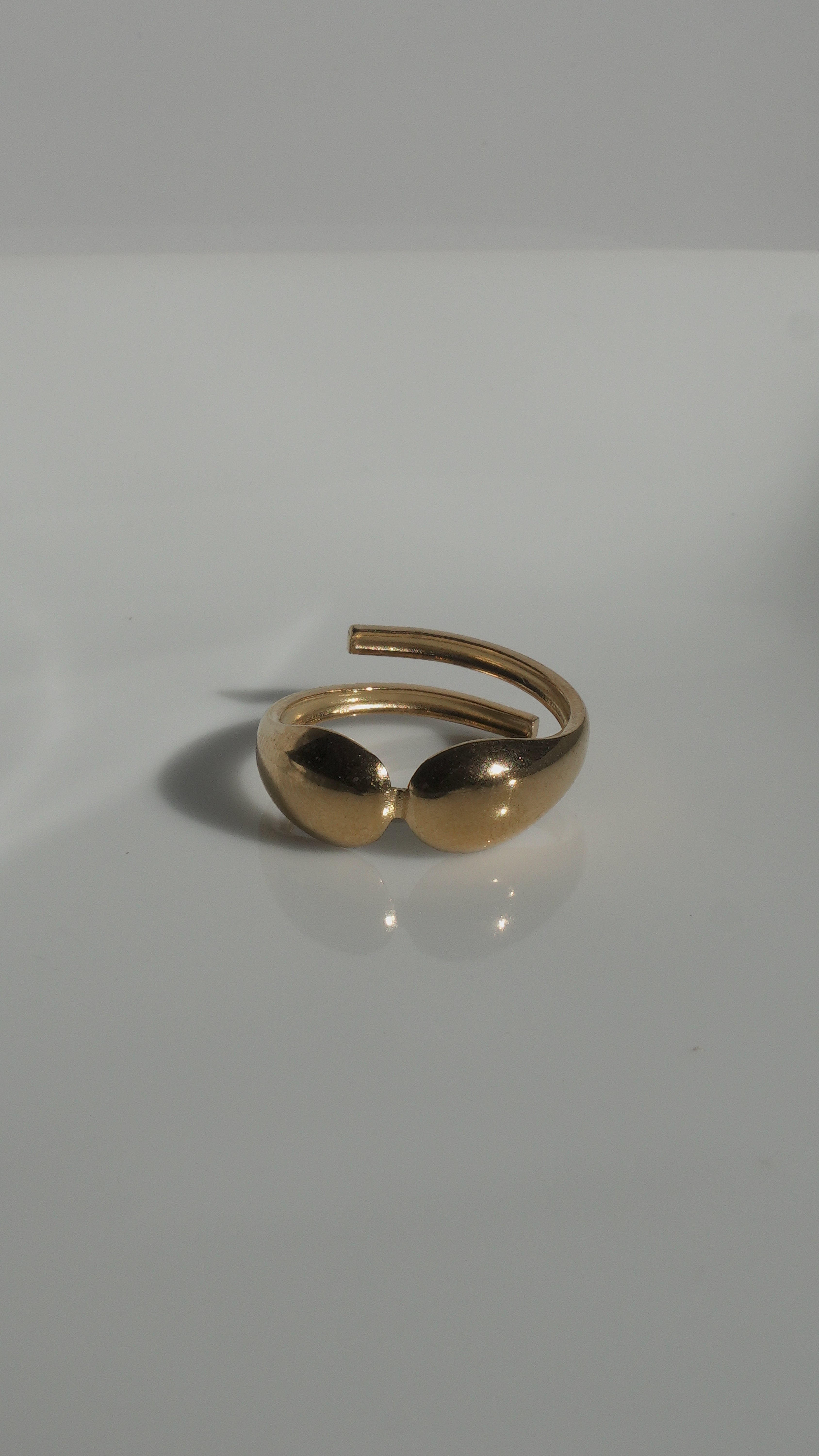 Golden Droplet Ring