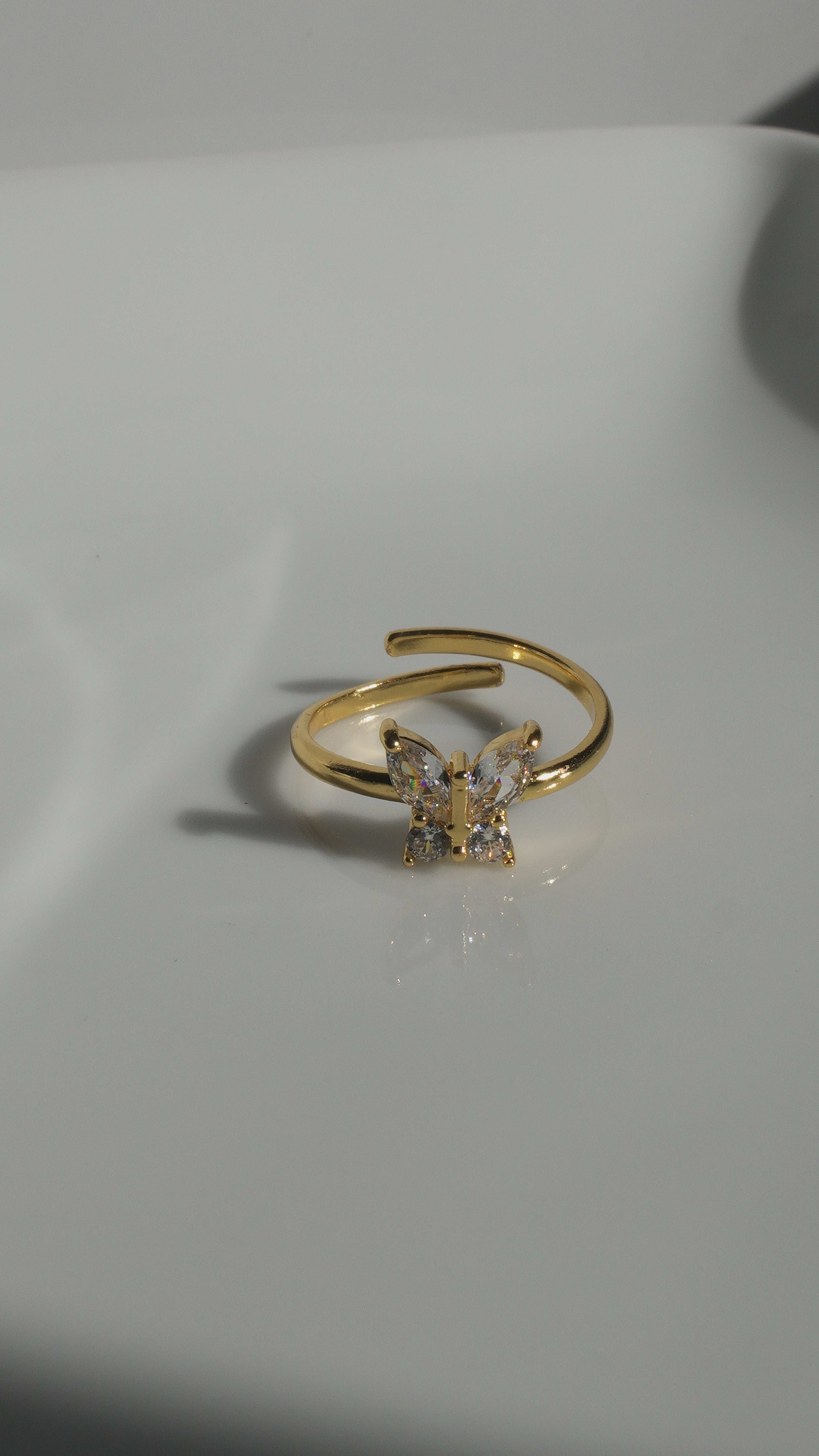 The Crystal Flutter Ring