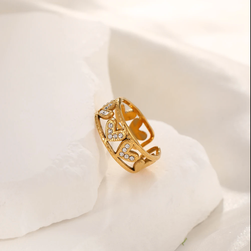 Diamond Love Ring