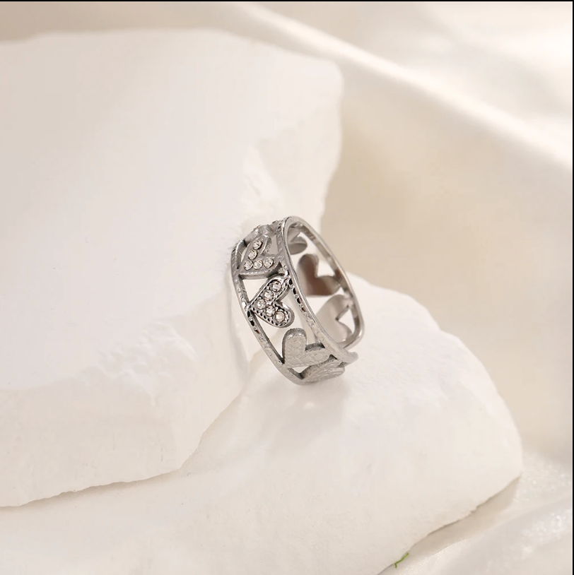 Diamond Love Ring