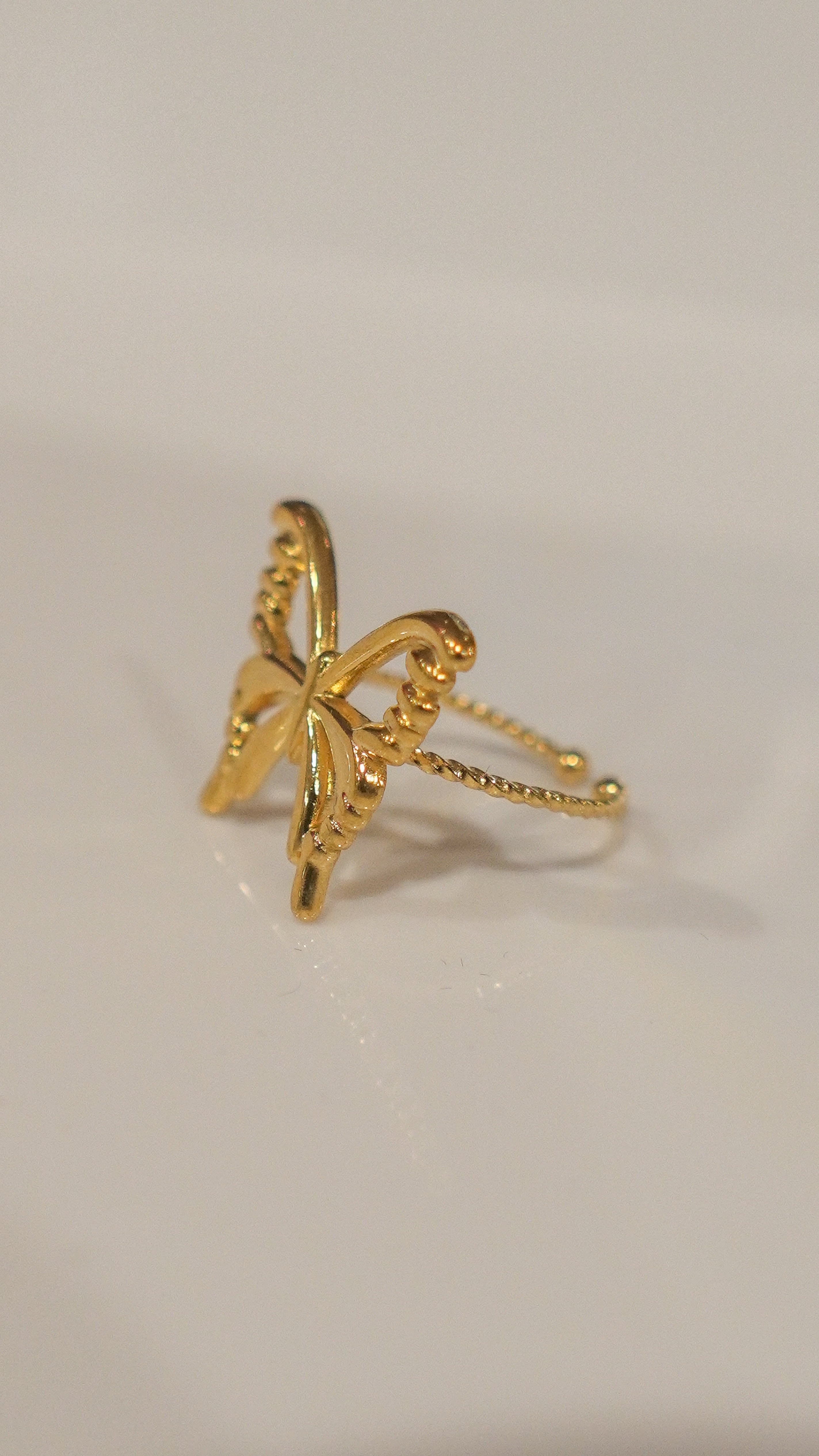 Golden Flutter Ring