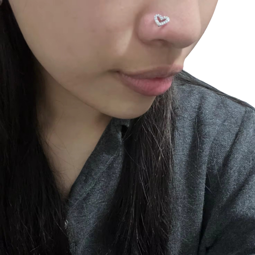 Heart Nose Stud