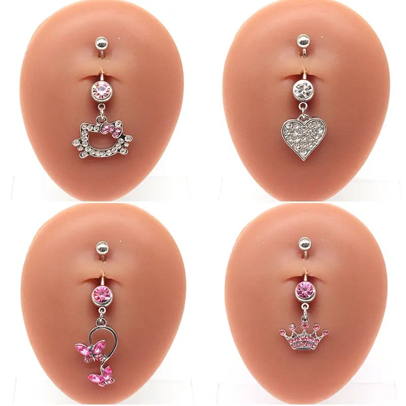 Belly piercing jewelry