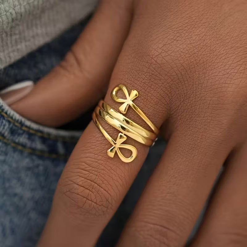Ankh Ring Adjustable