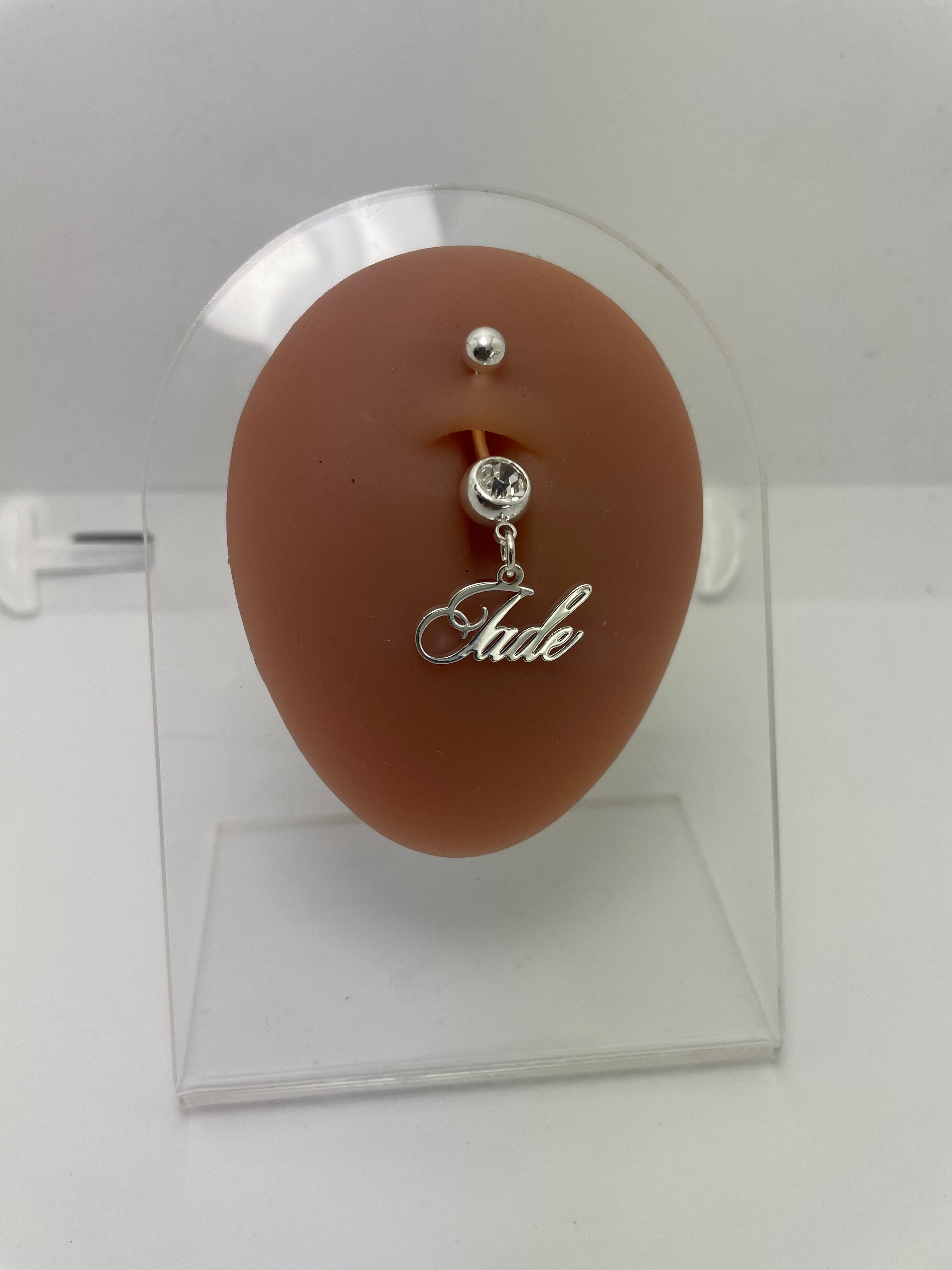 Custom Name Belly Ring