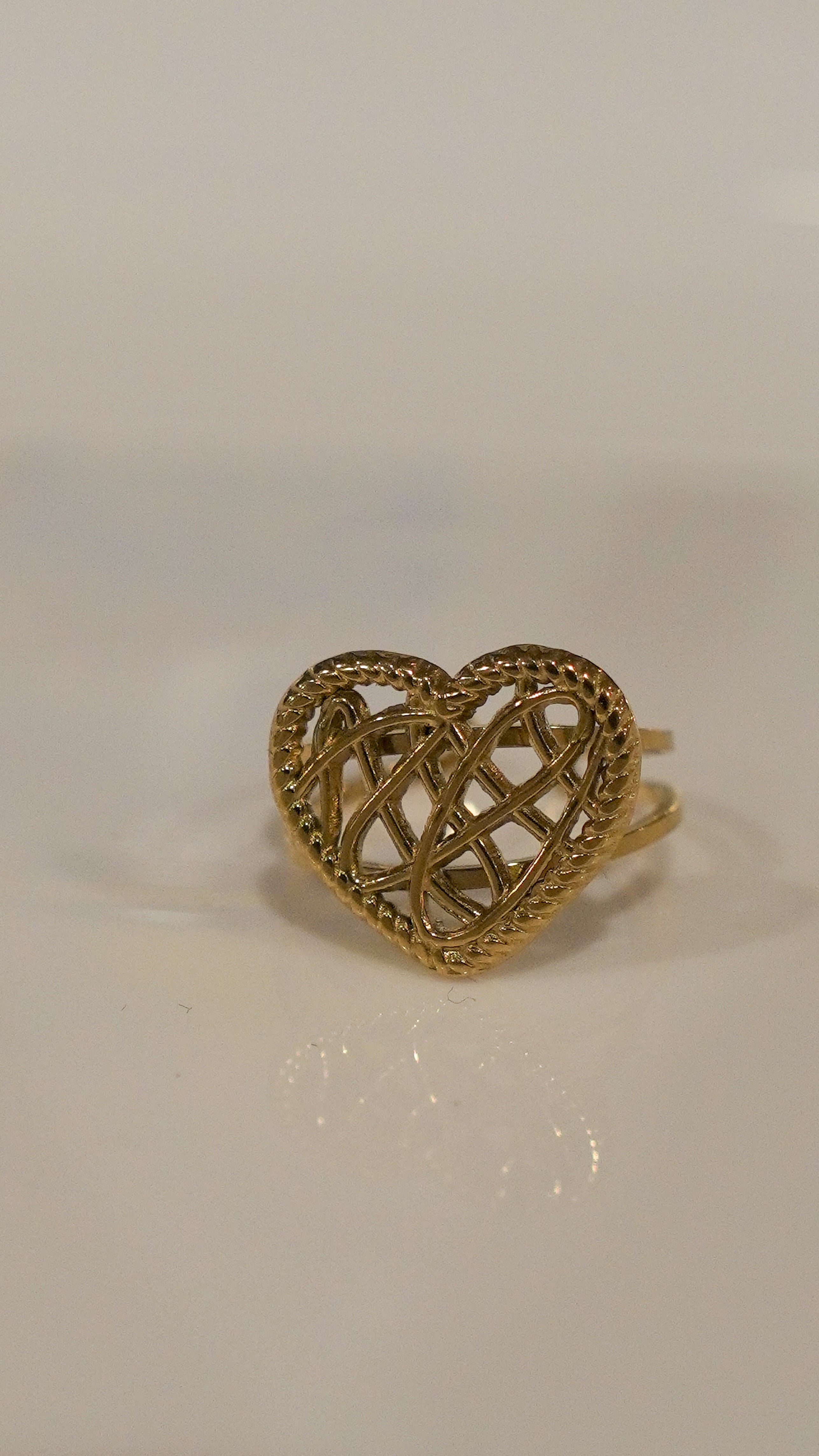 The Woven Heart Ring