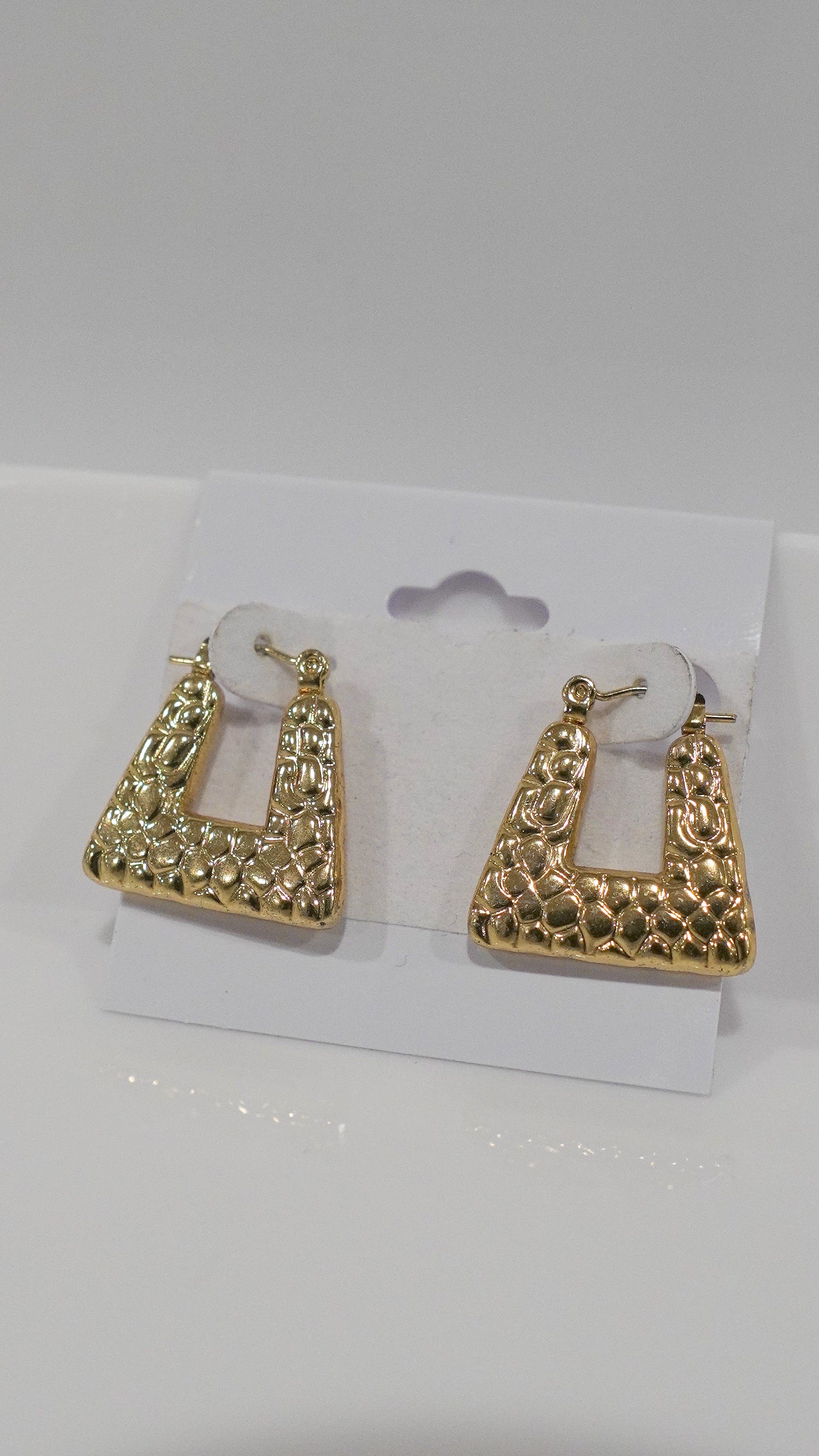 Gilded Archway Hoops