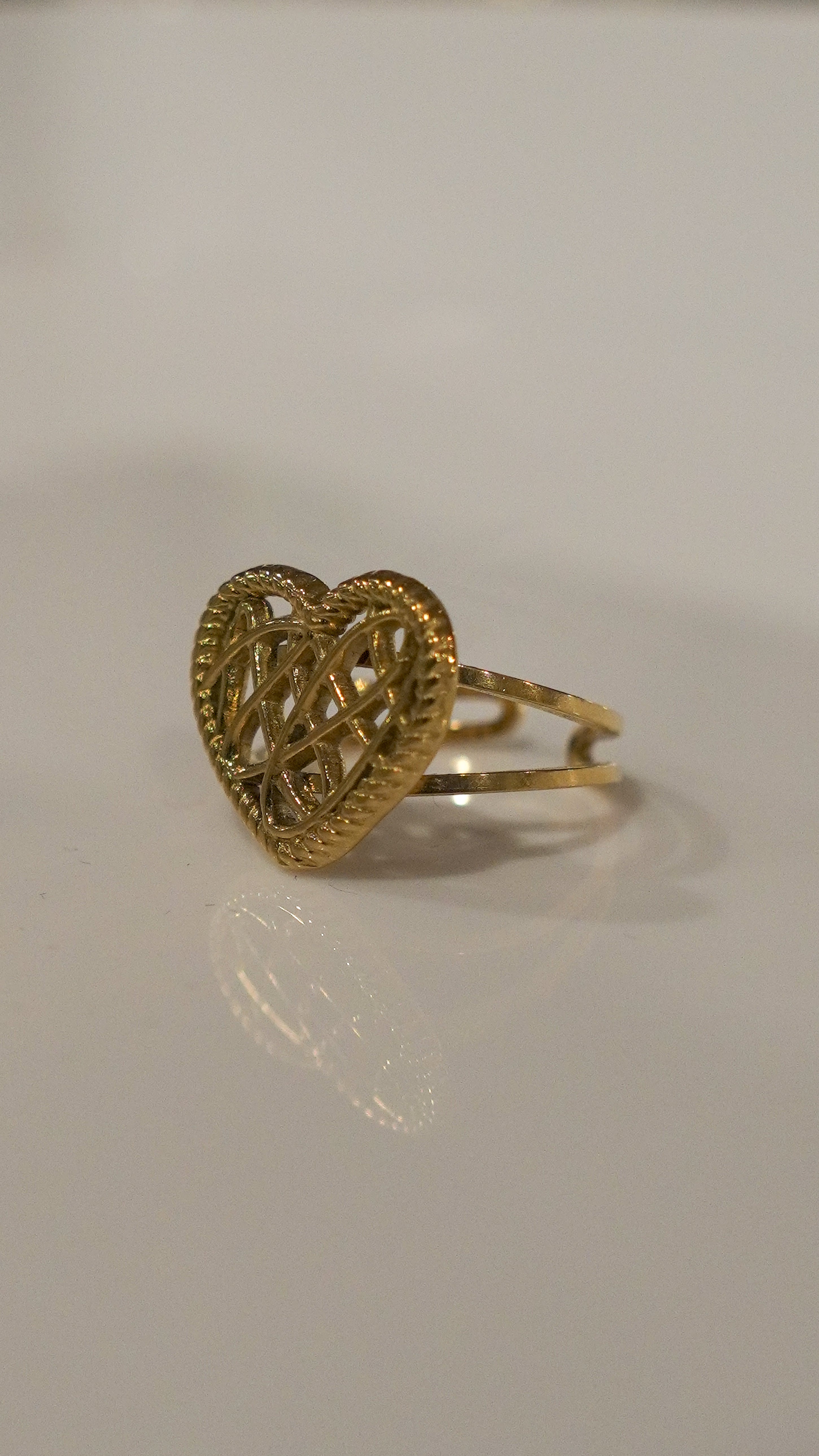 The Woven Heart Ring