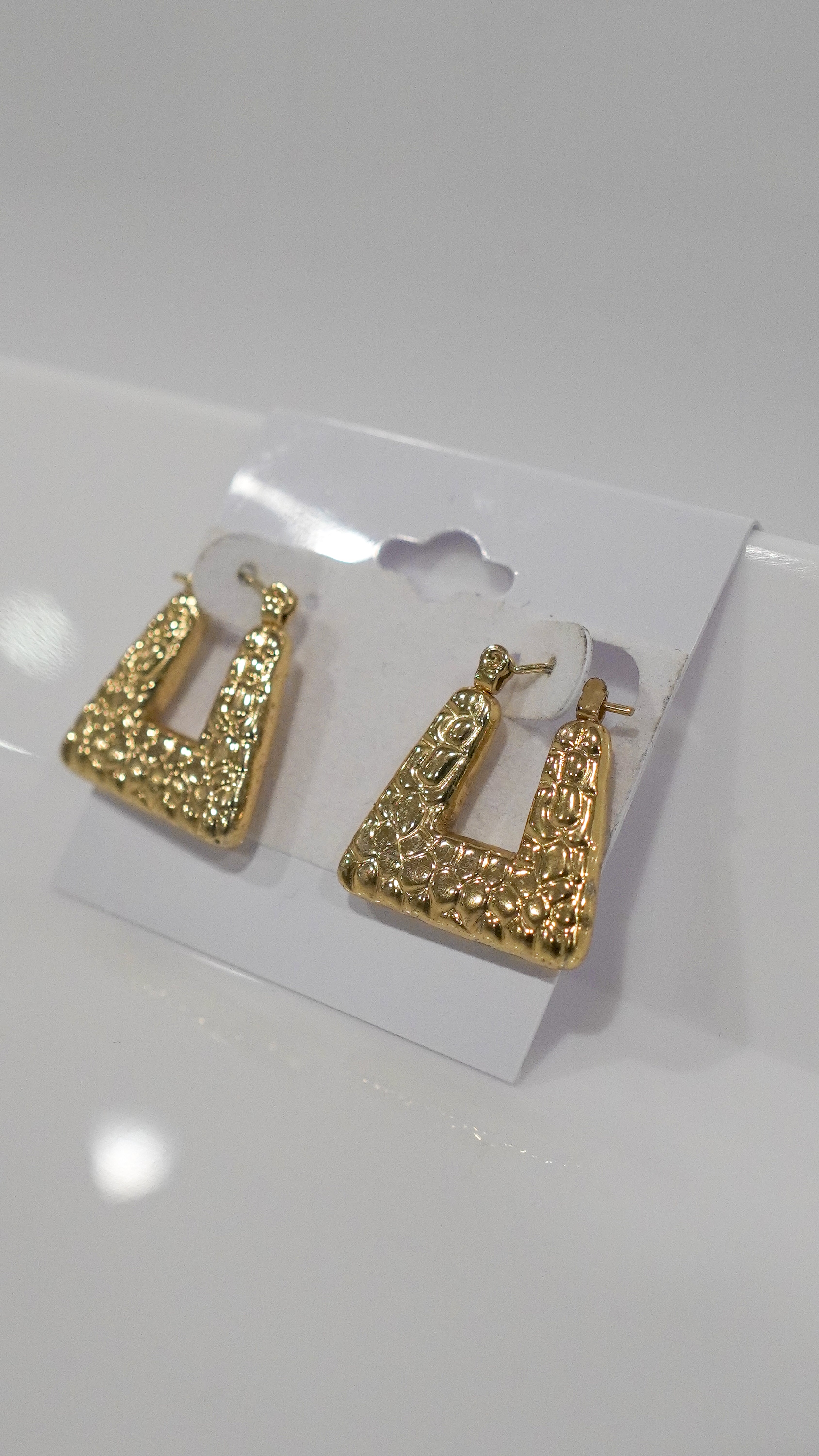 Gilded Archway Hoops