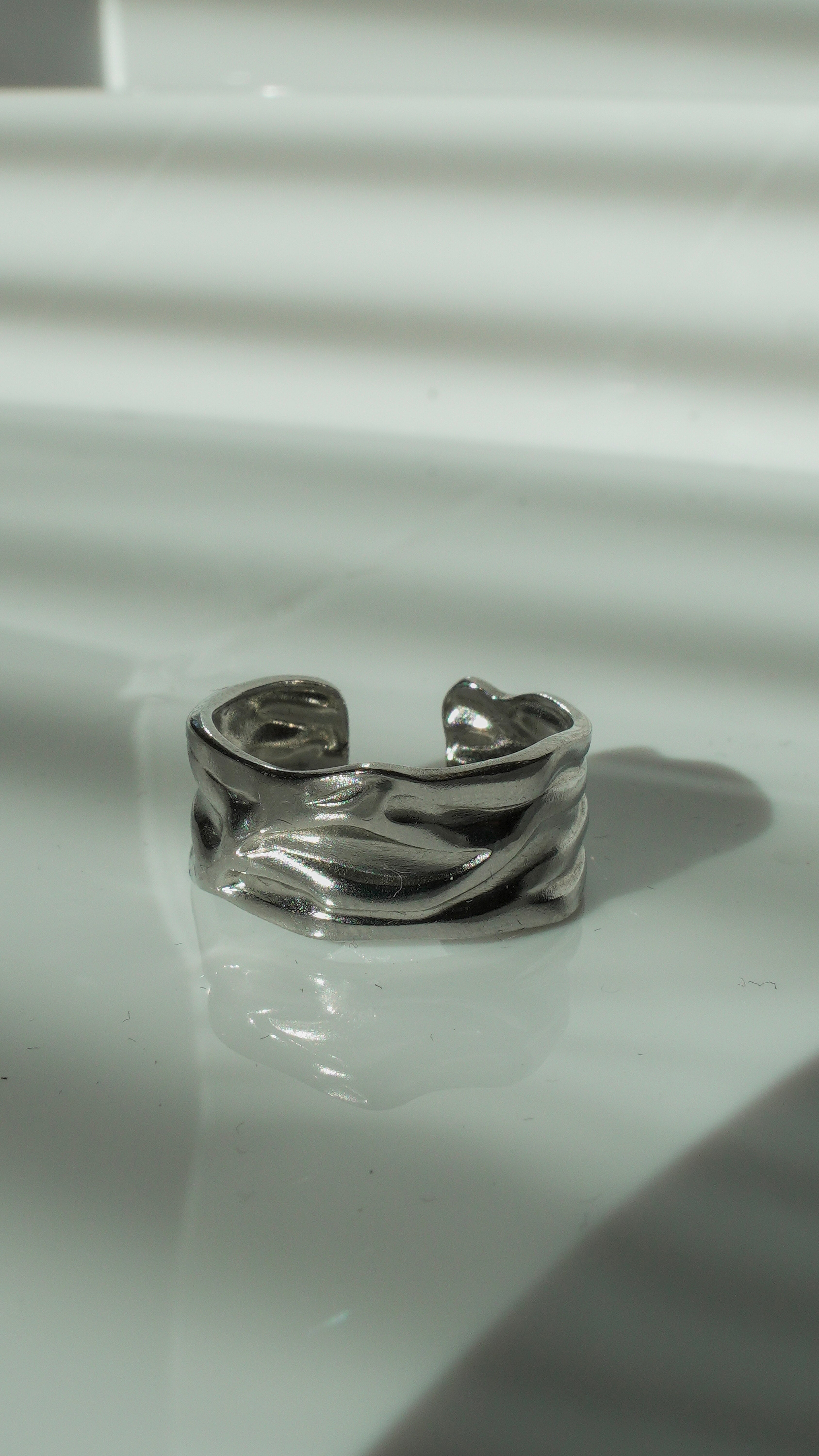 Silver Wave Ring