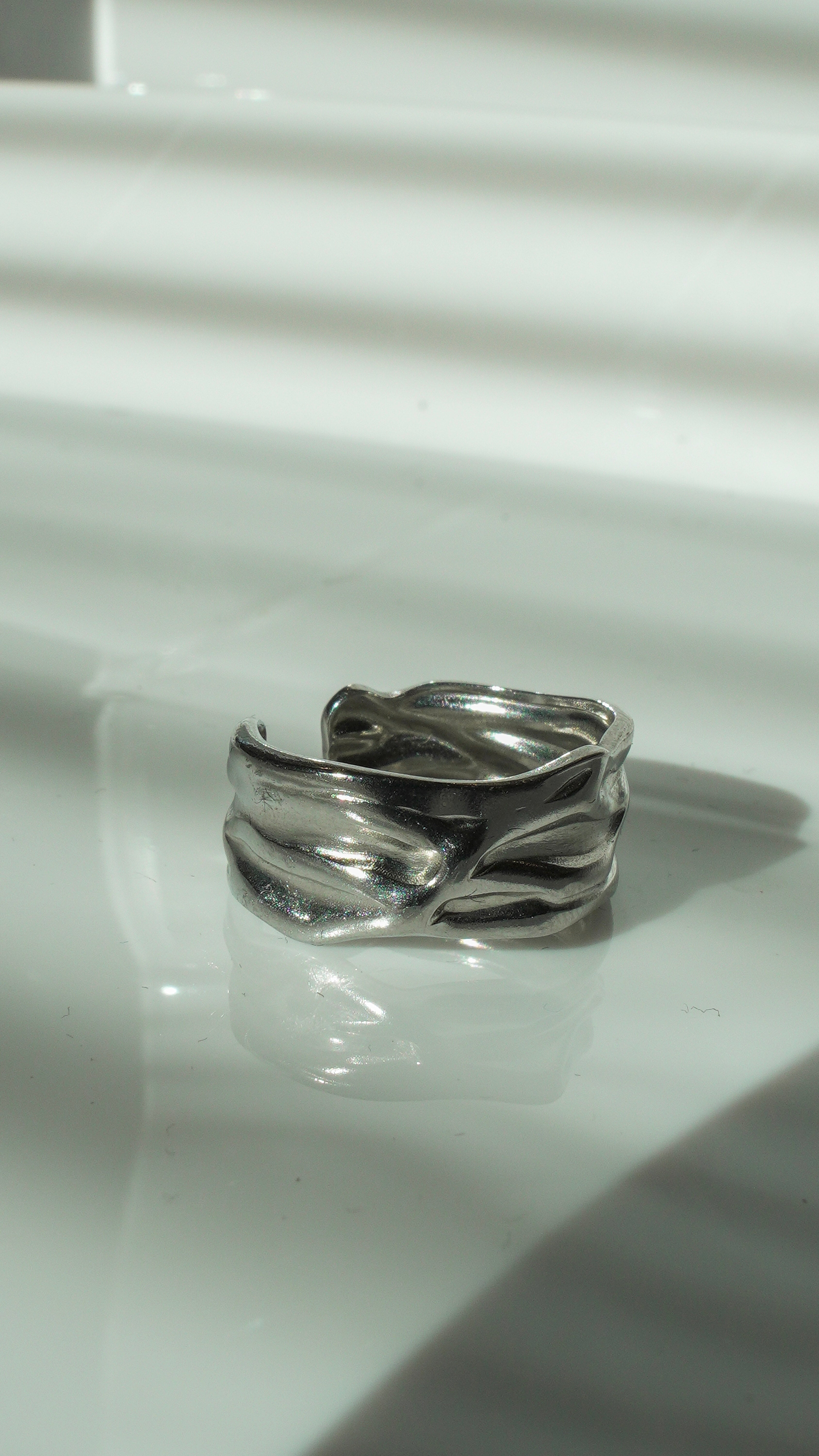 Silver Wave Ring
