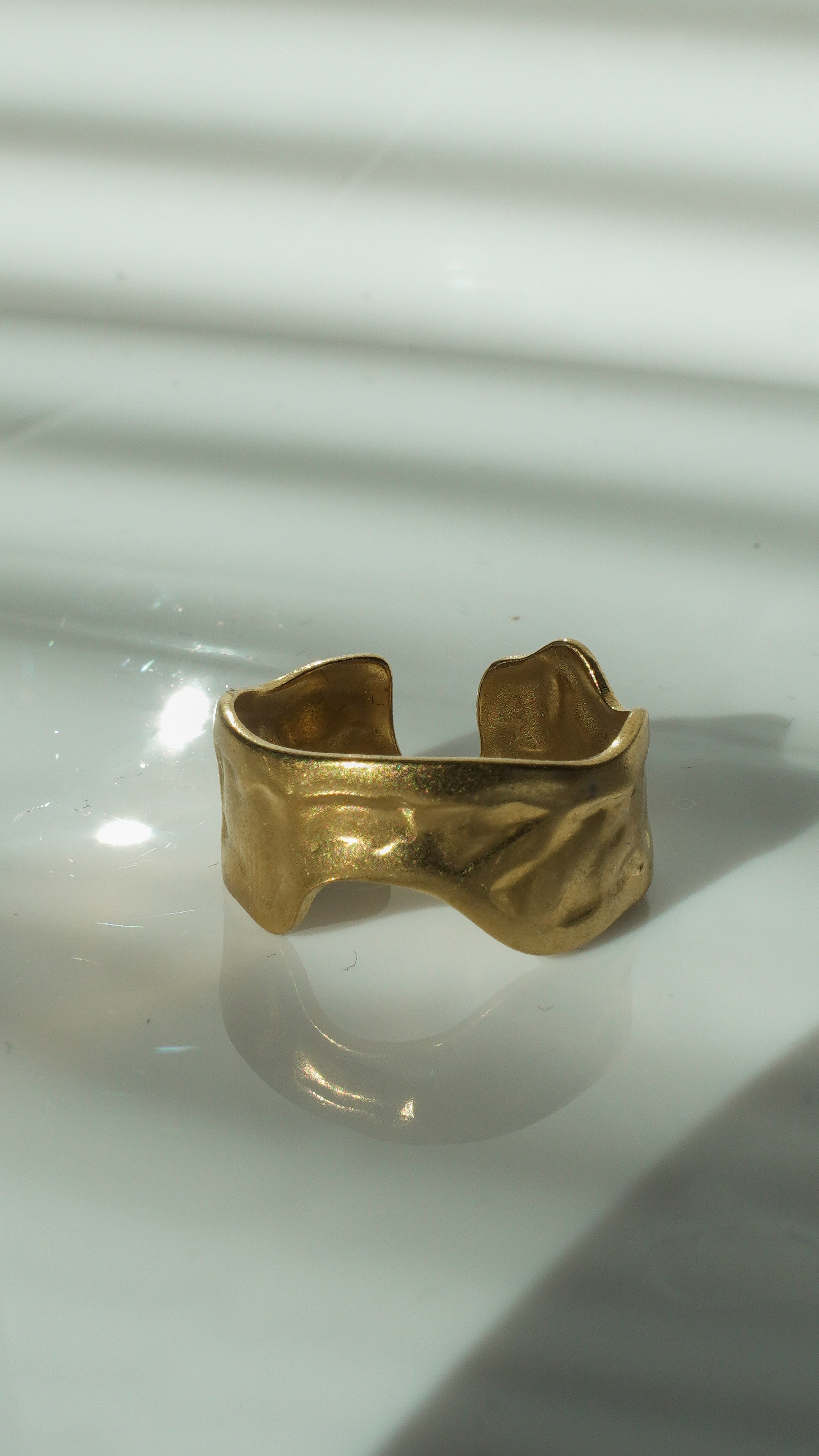 Gold Wave Ring