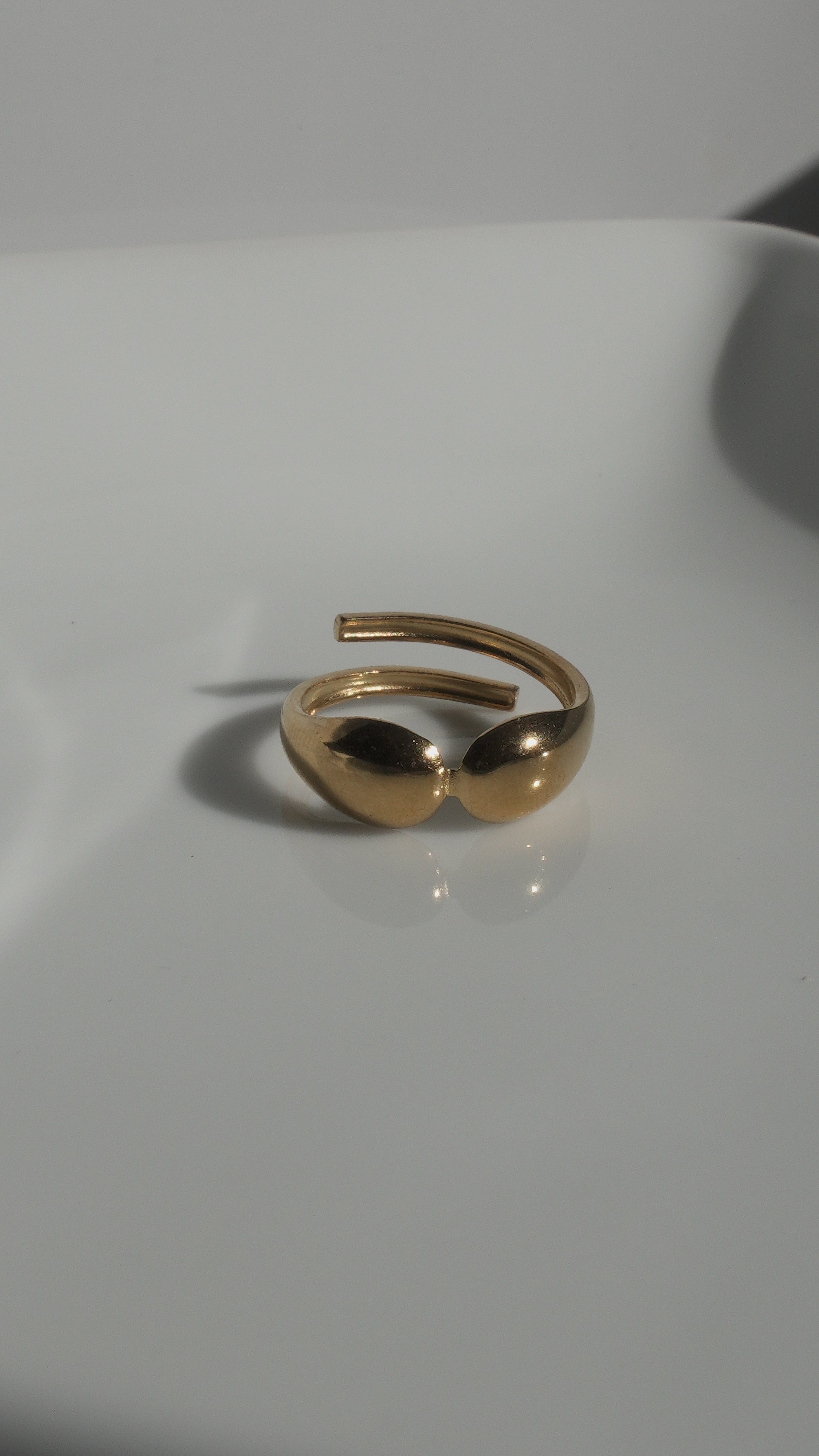 Golden Droplet Ring