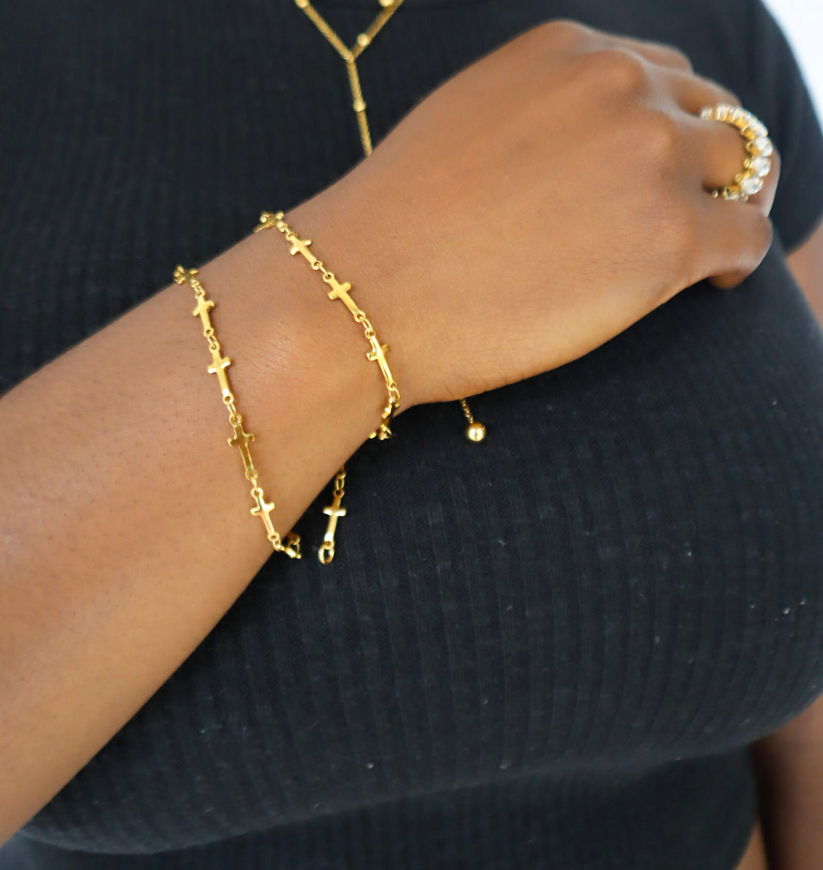 Cherished Cross Bracelet